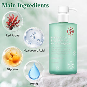 Application du sérum corporel BLOWADM sur la peau