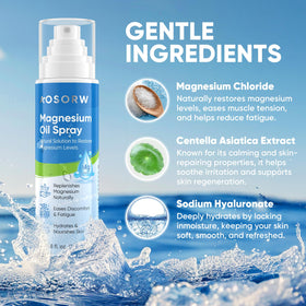 Application du Spray d'Huile de Magnésium sur les jambes