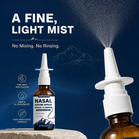 Application du spray nasal LANZF pour un soin quotidien