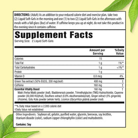 Applied Nutrition Green Tea Fat Burner 3 Pack side view