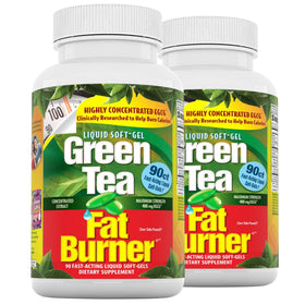 Applied Nutrition Green Tea Fat Burner 90 gélules liquides, vue de face