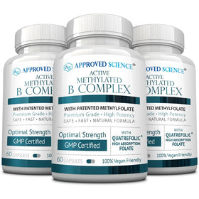 Approved Science Complexe B Méthylé 60 capsules vue de face