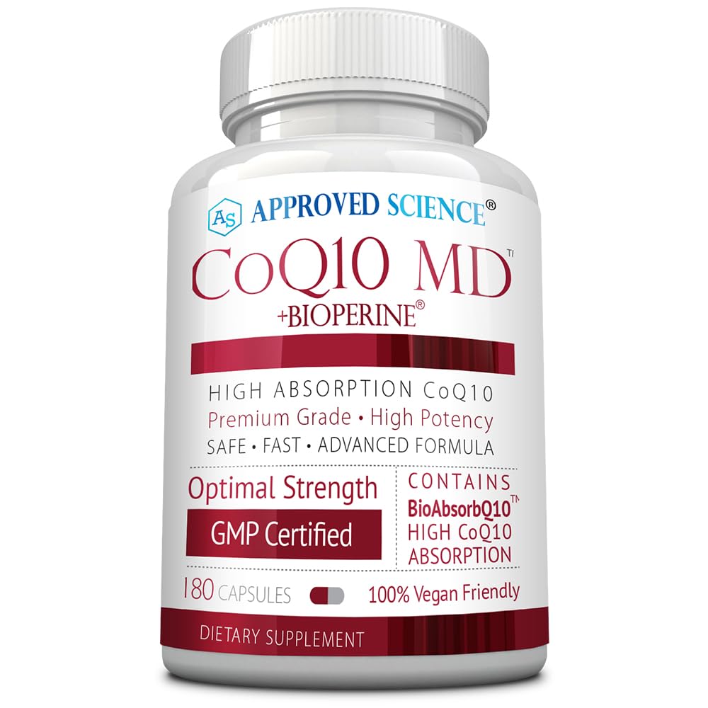 Approved Science CoQ10 MD 300mg avant avec packaging