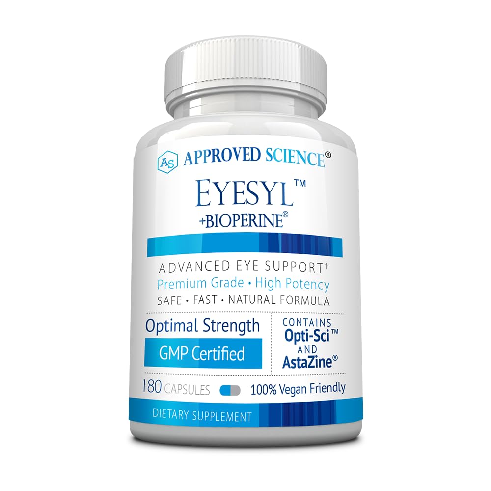 Approved Science EyeSyl 180 capsules vue avant du flacon