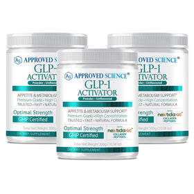 Approved Science GLP-1 Activator pack de 3, poudre unflavored