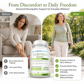 Approved Science Nervprin capsules ouvertes sur une table