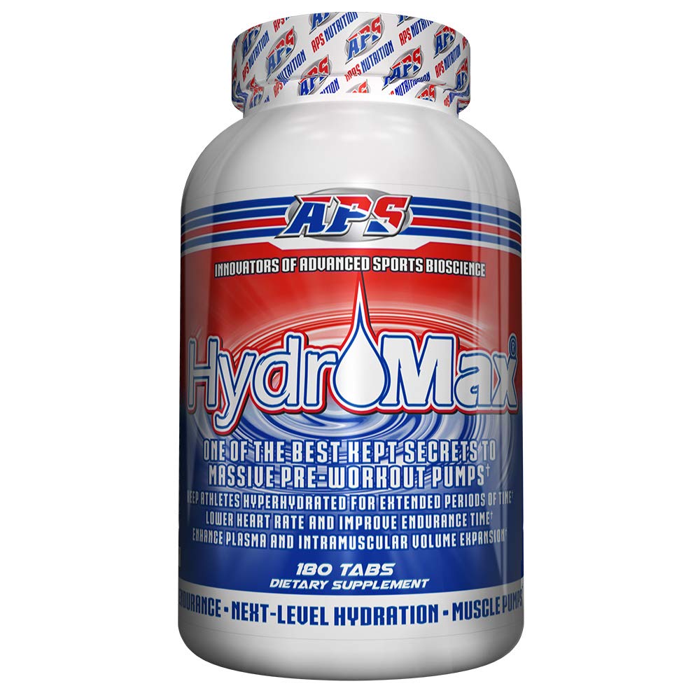 APS Nutrition Hydromax 180 Tablettes, vue avant avec emballage