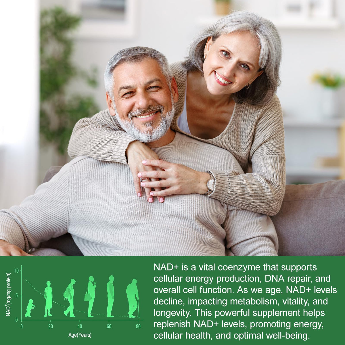 APU.FAIRY NAD 2000MG Liposomal capsules sur fond blanc