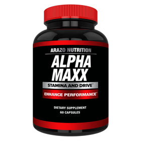 Arazo Nutrition Alphamaxx complément alimentaire 60 pilules vue de face