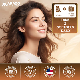 Arazo Nutrition Huile de Coco Bio capsules softgel en main