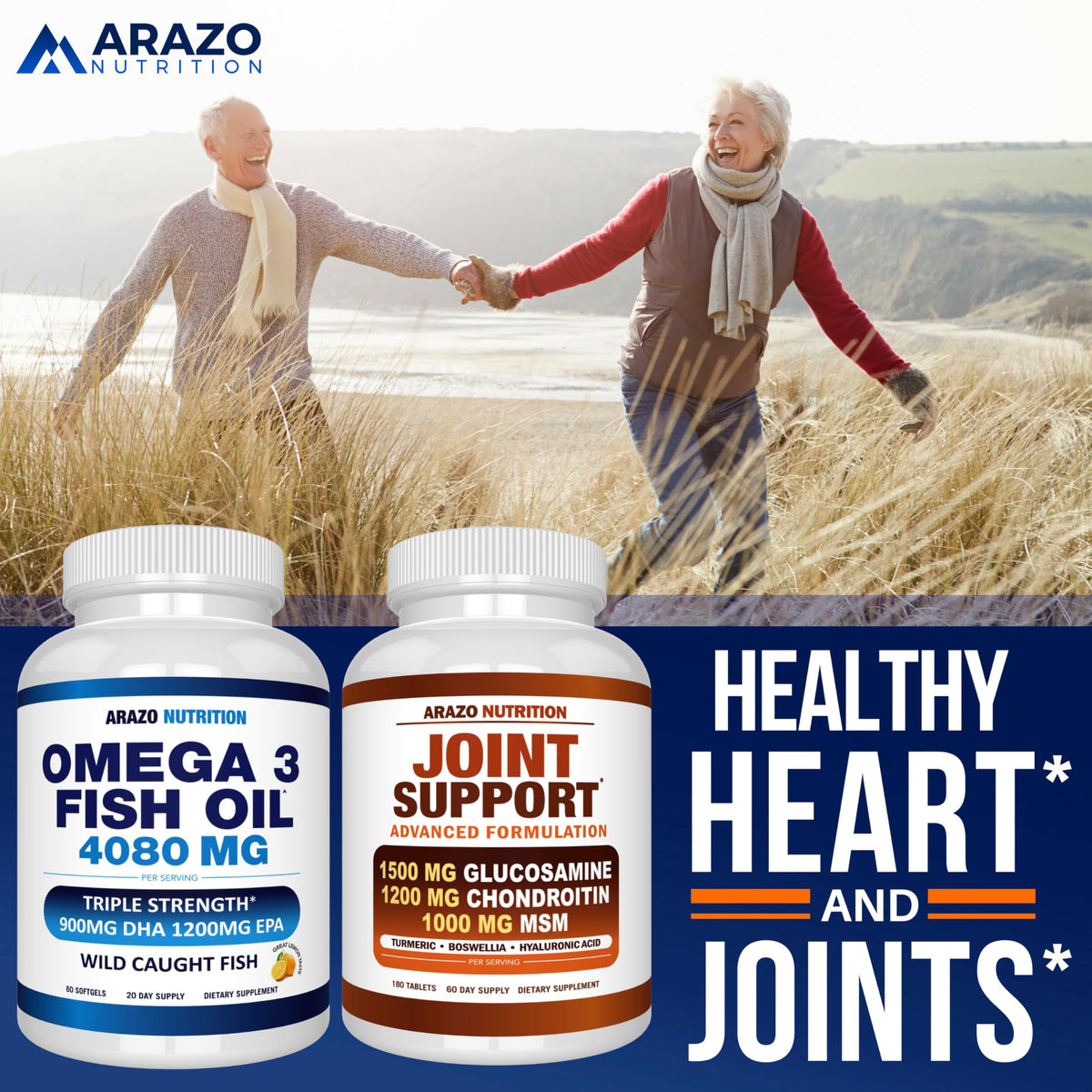 Arazo Nutrition Huile de Poisson Omega-3 4080mg gélules lifestyle