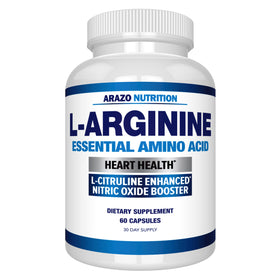 Arazo Nutrition L-Arginine 1340mg 60 capsules vue de face