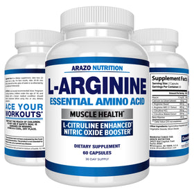 Arazo Nutrition L-Arginine 1340mg capsules ouvertes