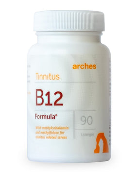 Arches Tinnitus B12 formule 1000mcg en boîte vue de face