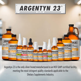Argentyn 23 Colloïdal Argent 64 fl oz en utilisation