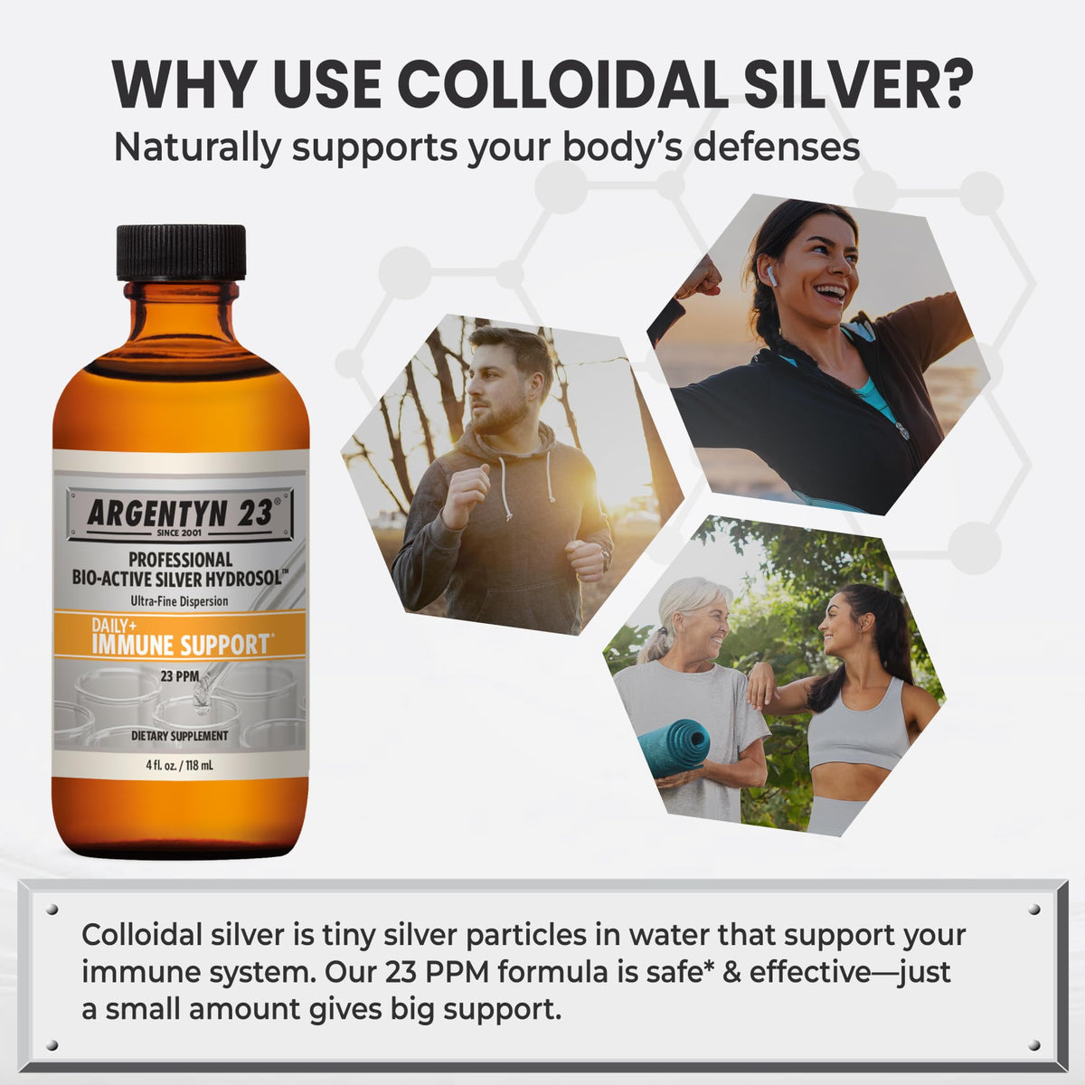 Argentyn 23 Colloidal Silver with measuring cap