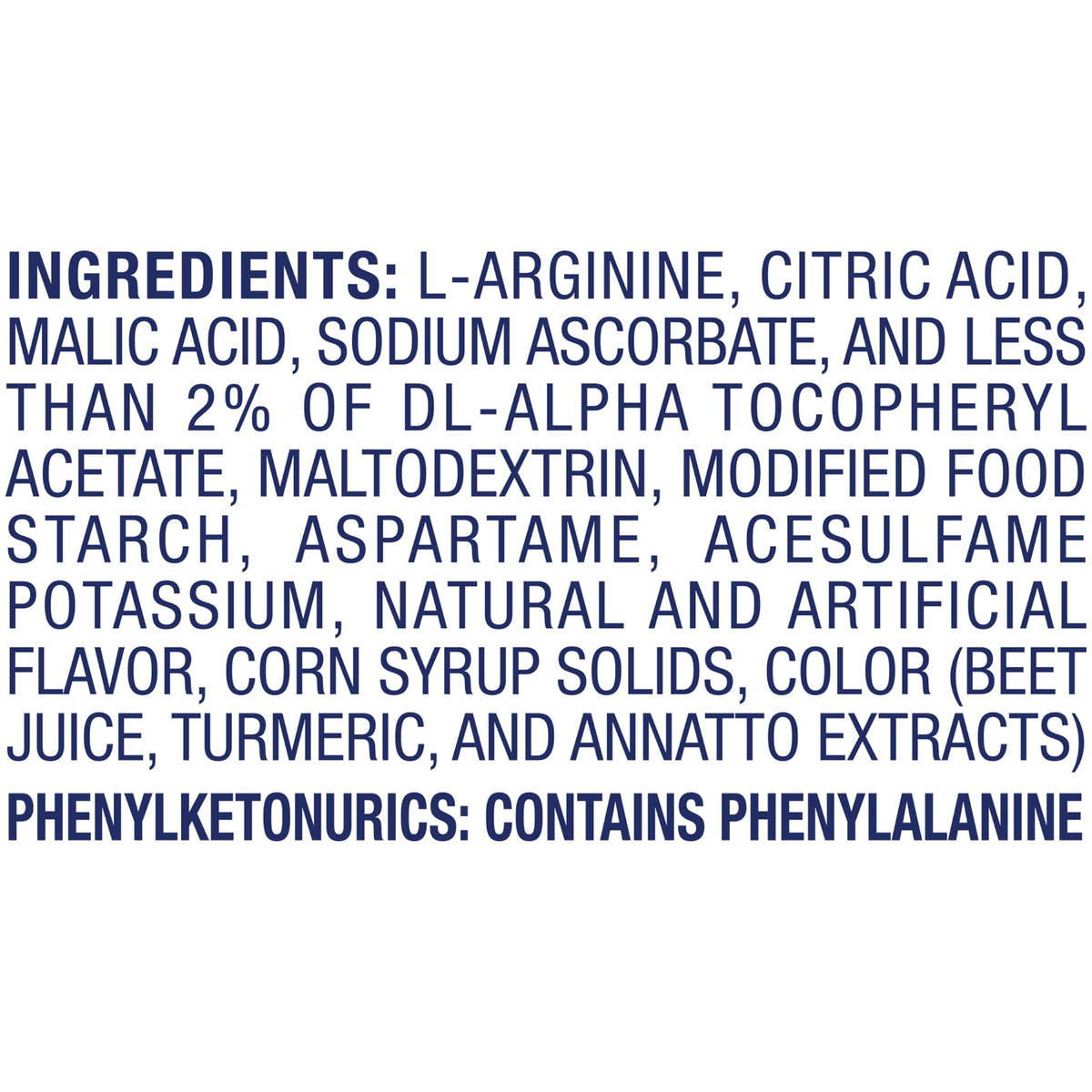 Arginaid Poudre d'Arginine, portion dans un verre