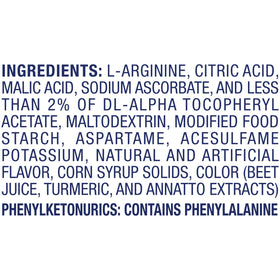 Arginaid Poudre d'Arginine, portion dans un verre