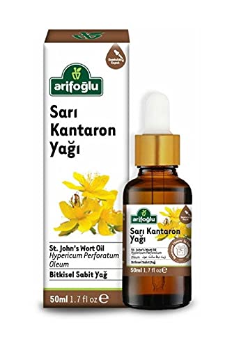 Arifoğlu Huile de Millepertuis 50ml bouteille avec étiquette