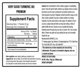 Arihnus Curcuma Liquide 365 mg en utilisation dans un verre
