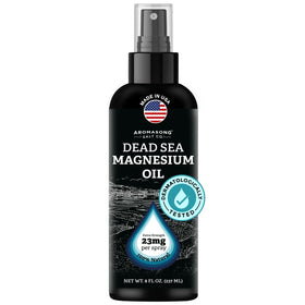 Aromasong Spray de Magnésium 8 Oz vue avant avec étiquette