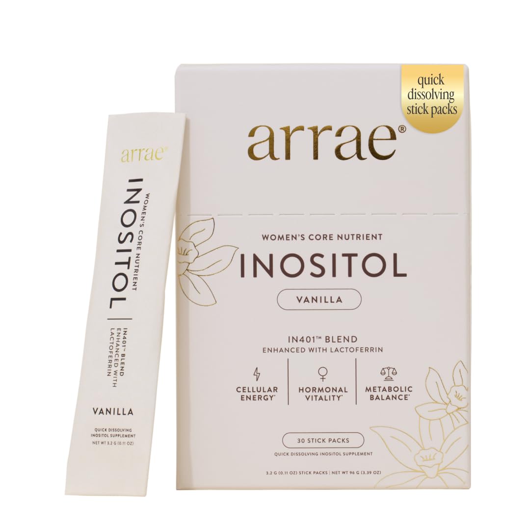 Arrae Inositol 40:1 sachets vanille vue de face