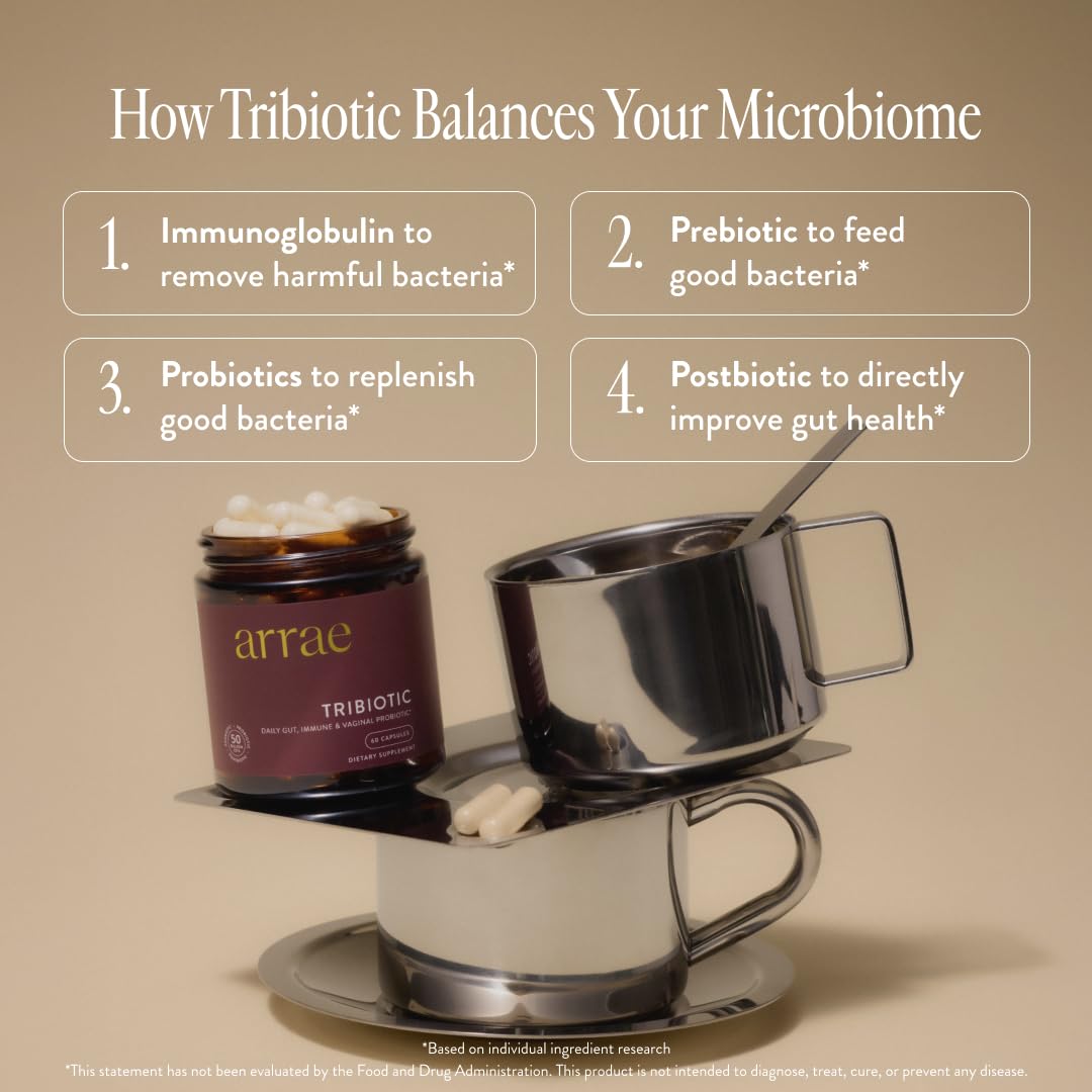 Arrae Tribiotic capsules dans un verre d'eau