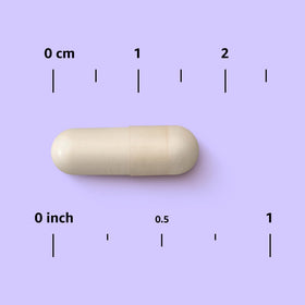 Arrière de la bouteille de capsules de fer 18mg Elements
