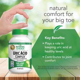 Arrière du pack de complexe acide urique Botanic Choice
