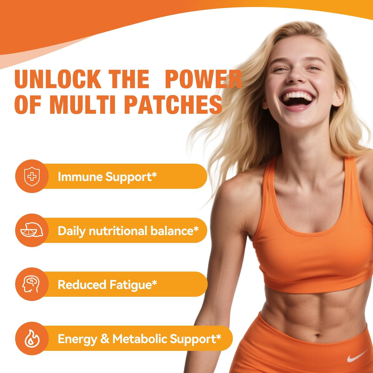 Arrière du pack de patches QualiLife Multi Plus, informations nutritionnelles