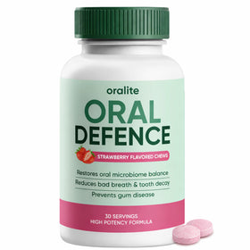 Art Anime Oracare Défense Bucco-Dentaire 60 Pastilles Fraise, vue de face