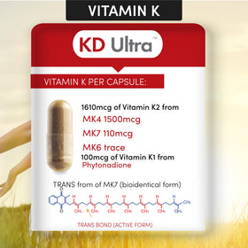 Arthur Andrew Medical KD Ultra K2 & D3 sur fond blanc