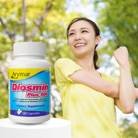 Arymar Diosmin Plus 500mg capsules close-up