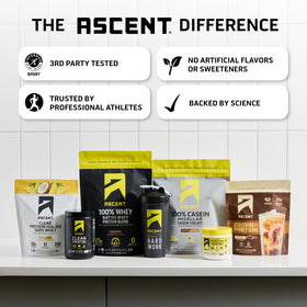Ascent Clean Creatine Monohydrate 281g in a fitness setting