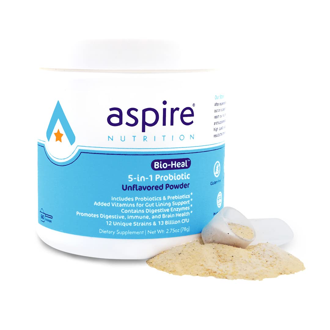 Aspire Nutrition Bio-Heal® Poudre Probiotique 109g vue de face