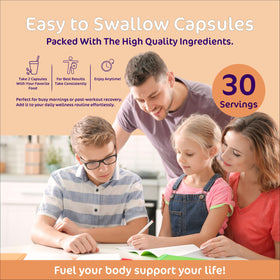 Aspire Nutrition Multi+™ Multivitamine Avancée capsule ouverte montrant son contenu
