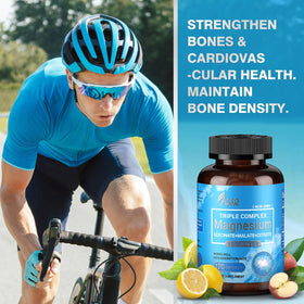 ASSR Complexe de Magnésium Triple 300mg - flacon avec un fond naturel