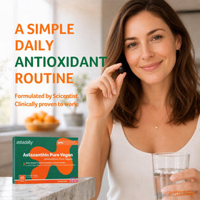 AstaDaily AstaXanthine 6mg gélules avec lumière naturelle