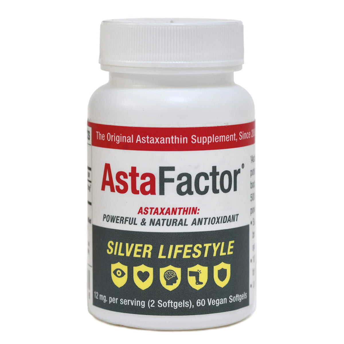 AstaFactor Astaxanthine 60 gélules, vue de face