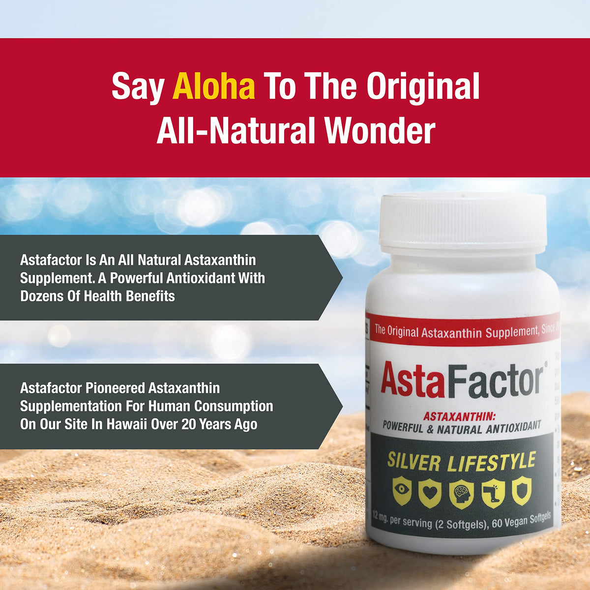 AstaFactor Astaxanthine, flacon avec gélules
