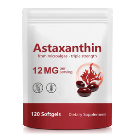 Astaxanthin Compléments Alimentaires 120 Gélules, vue de l'emballage avant