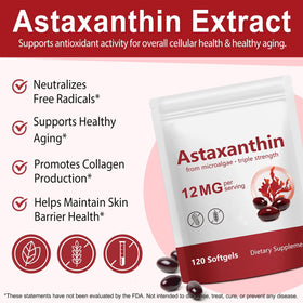 Astaxanthin gélules en format doux pour une consommation facile