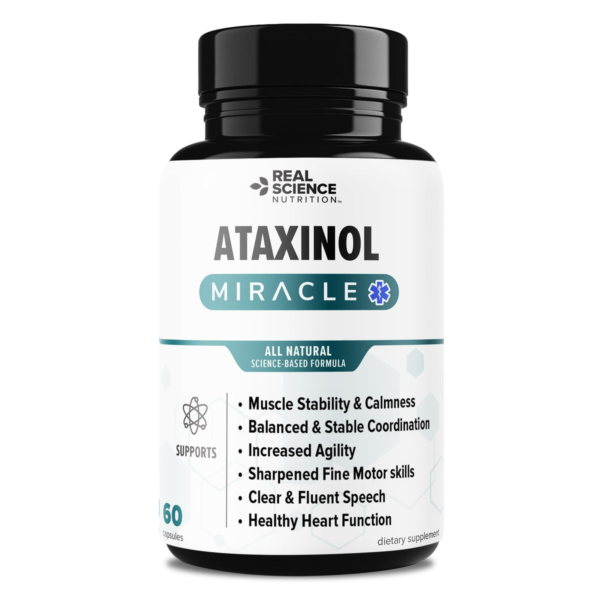 Ataxinol de Real Science Nutrition gélules en vue de face
