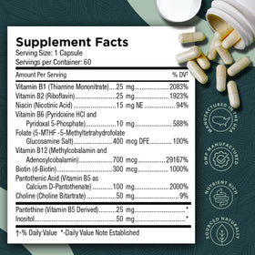 Athelas Neutraceuticals Tri-Methyl+ B Complex 68g en utilisation