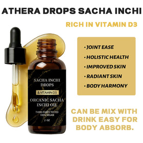 Athera Drops Huile Sacha Inchi 259g avec cuillère doseuse
