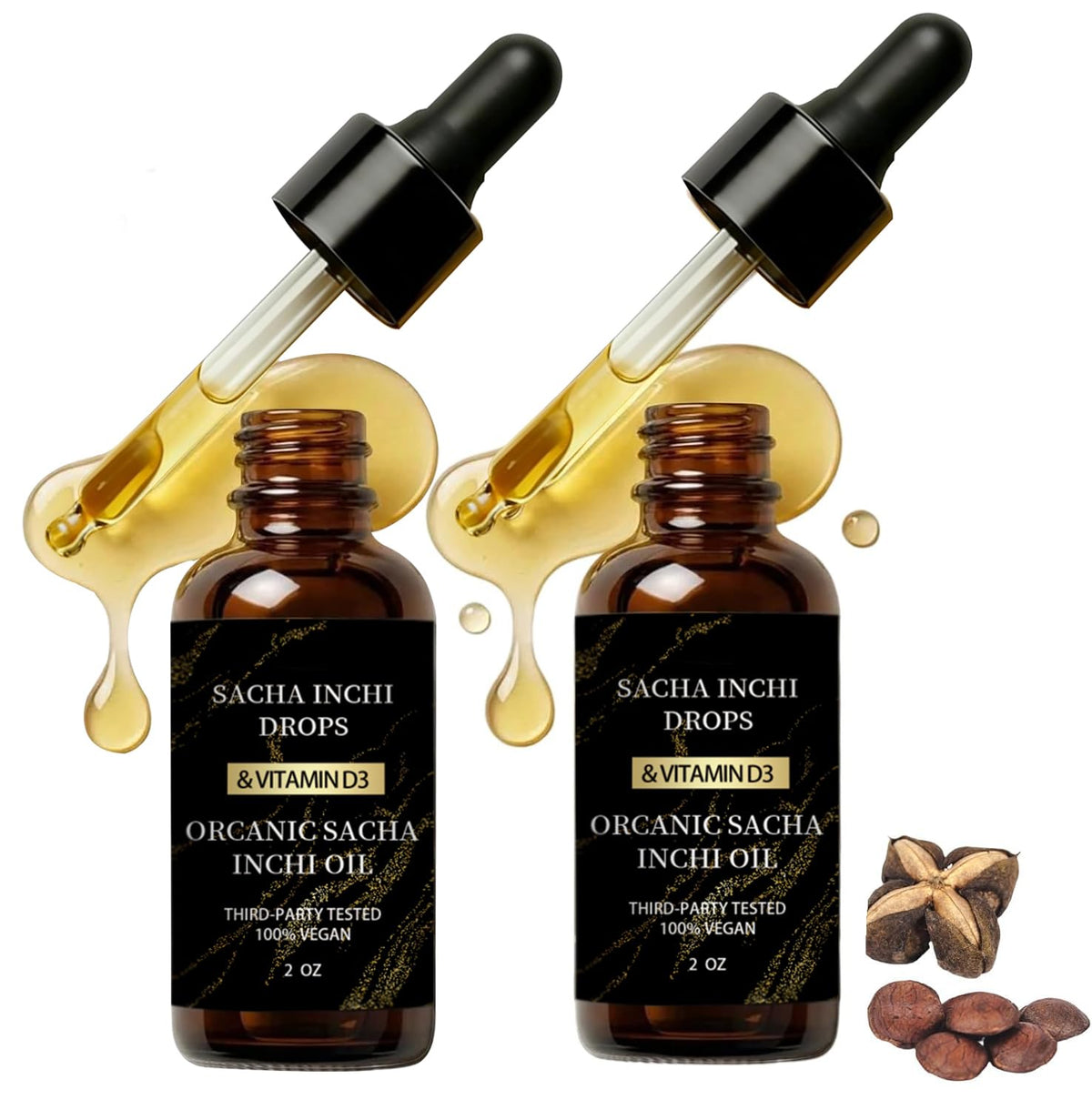 Athera Drops Huile Sacha Inchi 259g bouteille avant