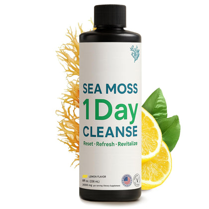 Atlantic Naturals Boisson Détox 1 Jour 240 ml saveur Citron vue de face