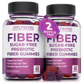 Atlantis Nutrition Gummies Fibres Sans Sucre 120 Gummies - vue avant