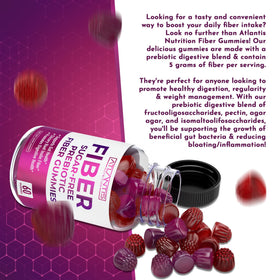 Atlantis Nutrition Gummies Fibres Sans Sucre - détails des ingrédients