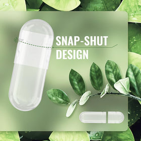 ATNreuro capsules vides en HPMC sur fond blanc
